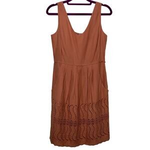 J. Crew Delaney Eyelet Dress with pockets size 2